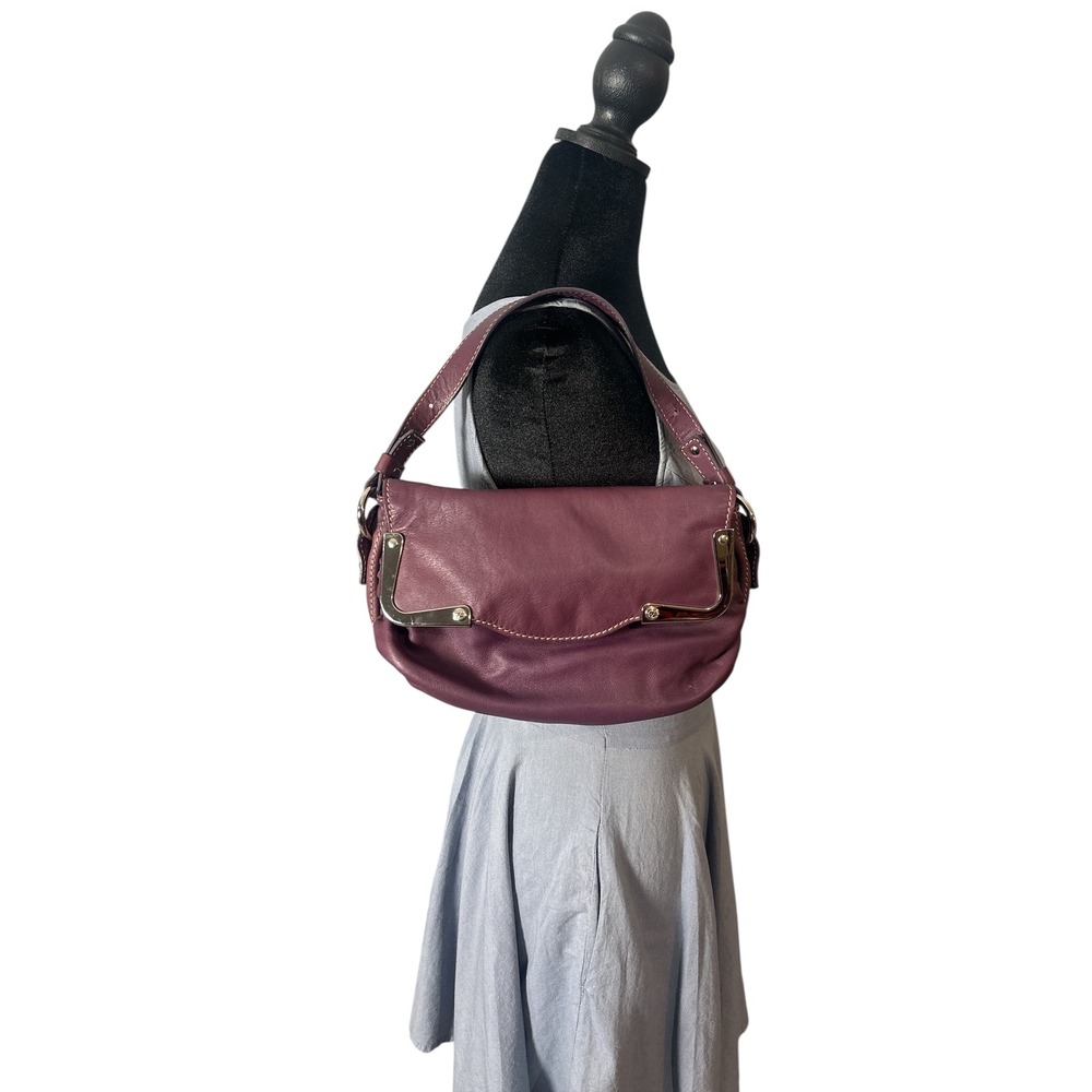 Vintage‎ Francesco Biasia Purple Leather
Shoulder Bag
